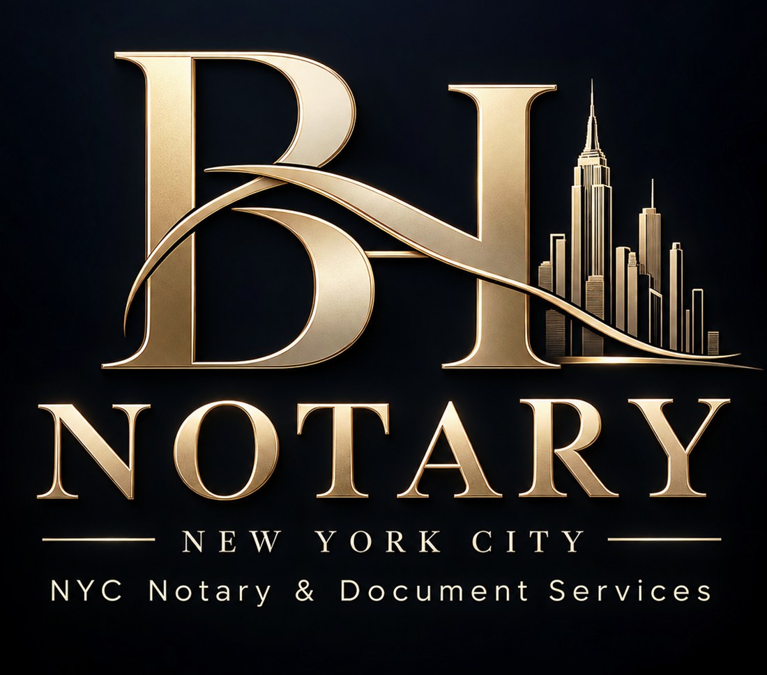 BH Notary — New York City — NYC Notary & Document Services